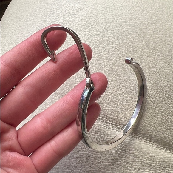 Miansai Polished Silver Hook Cuff - Picture 7 of 8
